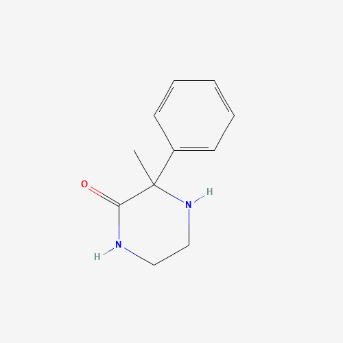 3-methyl-3-phenylpiperazin-2-one (CAS: 86311-16-2) - Chemical Structure and Molecular Formula 