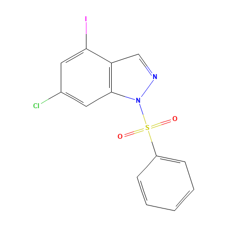 1-(benzenesulfonyl)-6-chloro-4-iodoindazole (CAS: 1254036-94-6) - Related Chemical Product