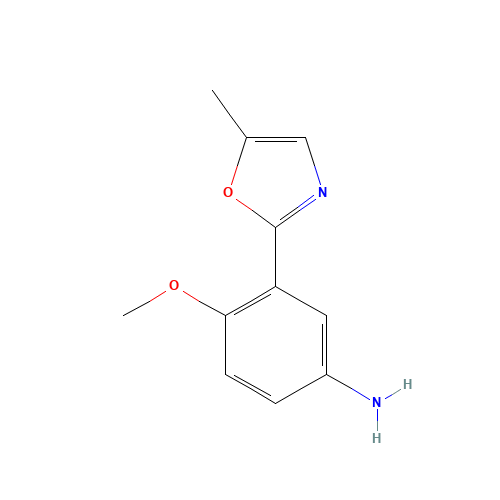 4-methoxy-3-(5-methyl-1,3-oxazol-2-yl)aniline (CAS: 1368894-41-0) - Related Chemical Product
