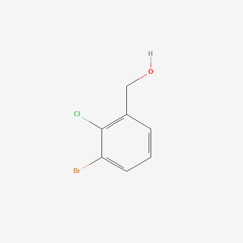 (3-bromo-2-chlorophenyl)methanol (CAS: 1261524-75-7) - Chemical Structure and Molecular Formula 