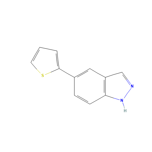 5-thiophen-2-yl-1H-indazole (CAS: 885272-39-9) - Related Chemical Product