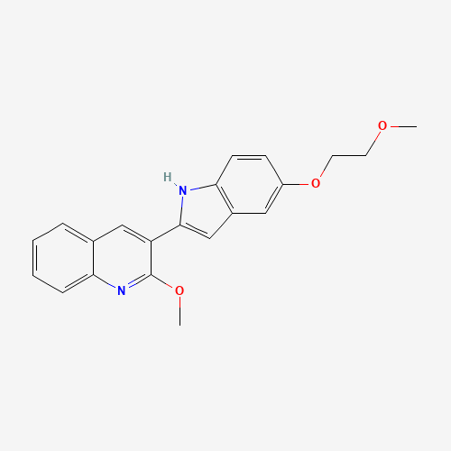 2-methoxy-3-[5-(2-methoxyethoxy)-1H-indol-2-yl]quinoline (CAS: 820977-36-4) - Related Chemical Product