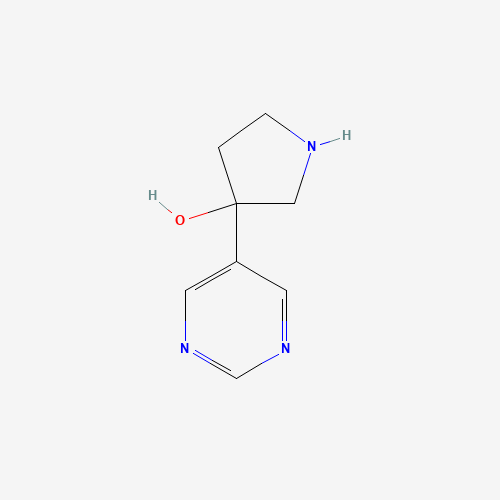 3-pyrimidin-5-ylpyrrolidin-3-ol (CAS: 1282606-32-9) - Related Chemical Product