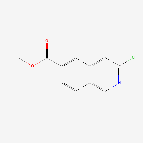 methyl 3-chloroisoquinoline-6-carboxylate (CAS: 1416713-88-6) - Chemical Structure and Molecular Formula 