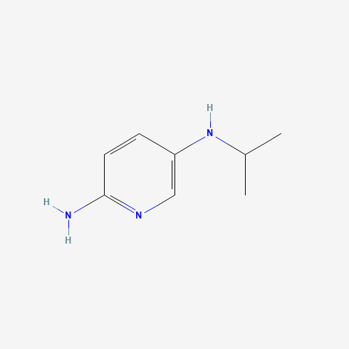 5-N-propan-2-ylpyridine-2,5-diamine (CAS: 1018557-18-0) - Chemical Structure and Molecular Formula 