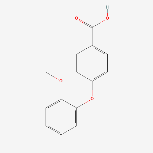 4-(2-methoxyphenoxy)benzoic acid (CAS: 103203-54-9) - Chemical Structure and Molecular Formula 