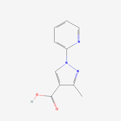 3-methyl-1-pyridin-2-ylpyrazole-4-carboxylic acid (CAS: 1104279-87-9) - Related Chemical Product