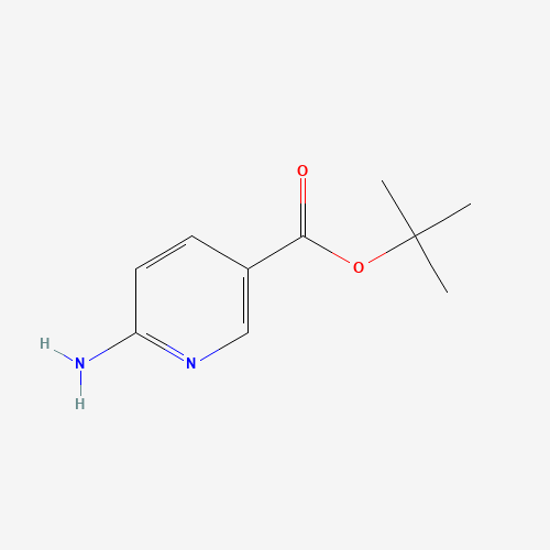 tert-butyl 6-aminopyridine-3-carboxylate (CAS: 69879-20-5) - Chemical Structure and Molecular Formula 