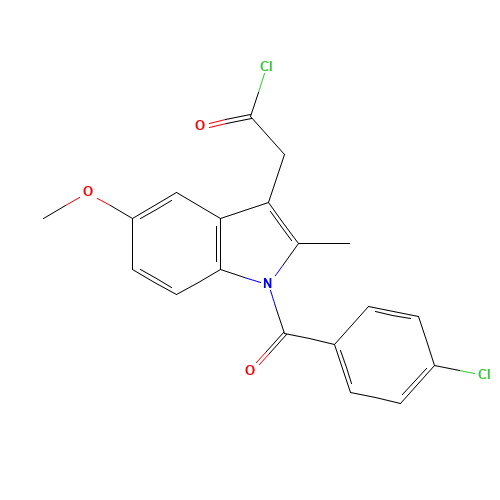 2-[1-(4-chlorobenzoyl)-5-methoxy-2-methylindol-3-yl]acetyl chloride (CAS: 20357-37-3) - Related Chemical Product