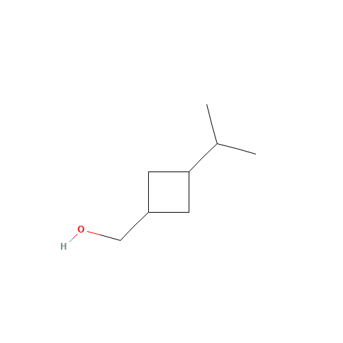 (3-propan-2-ylcyclobutyl)methanol (CAS: 1269291-96-4) - Chemical Structure and Molecular Formula 