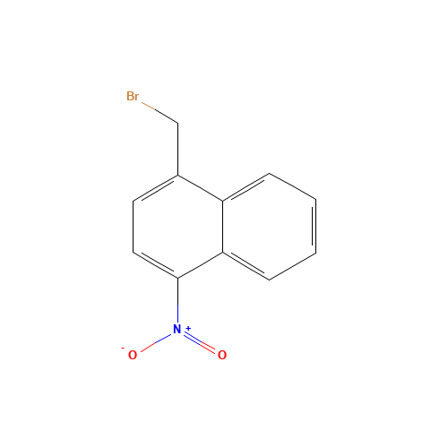 1-(bromomethyl)-4-nitronaphthalene (CAS: 16855-41-7) - Chemical Structure and Molecular Formula 