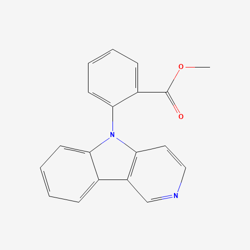 methyl 2-pyrido[4,3-b]indol-5-ylbenzoate (CAS: 1309378-36-6) - Chemical Structure and Molecular Formula 