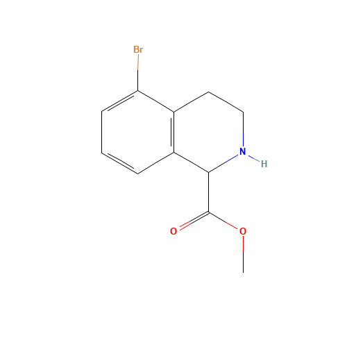methyl 5-bromo-1,2,3,4-tetrahydroisoquinoline-1-carboxylate (CAS: 1430564-17-2) - Related Chemical Product