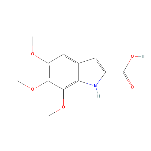 5,6,7-trimethoxy-1H-indole-2-carboxylic acid (CAS: 128781-07-7) - Related Chemical Product