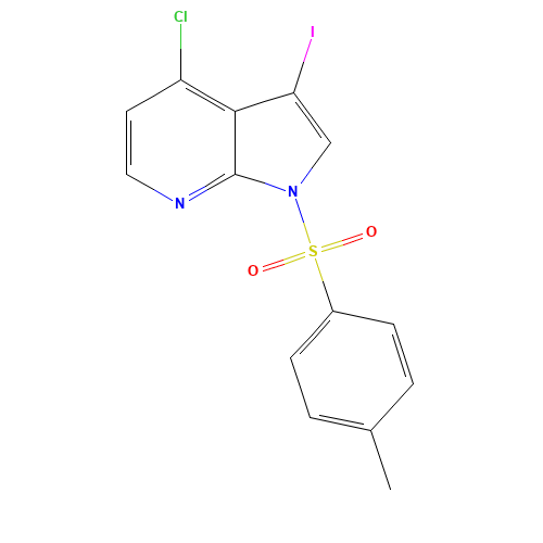 4-chloro-3-iodo-1-(4-methylphenyl)sulfonylpyrrolo[2,3-b]pyridine (CAS: 869335-20-6) - Related Chemical Product