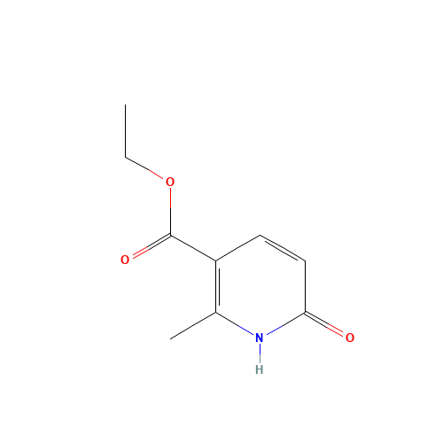 ethyl 2-methyl-6-oxo-1H-pyridine-3-carboxylate (CAS: 3424-43-9) - Chemical Structure and Molecular Formula 