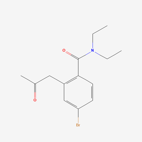 4-bromo-N,N-diethyl-2-(2-oxopropyl)benzamide (CAS: 1374575-61-7) - Related Chemical Product