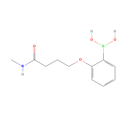 [2-[4-(methylamino)-4-oxobutoxy]phenyl]boronic acid (CAS: 1350317-09-7) - Related Chemical Product