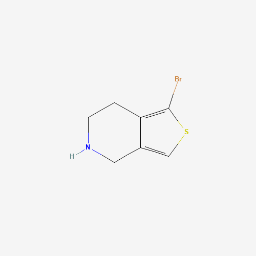 1-bromo-4,5,6,7-tetrahydrothieno[3,4-c]pyridine (CAS: 1219531-56-2) - Chemical Structure and Molecular Formula 