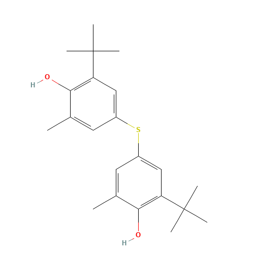 2-tert-butyl-4-(3-tert-butyl-4-hydroxy-5-methylphenyl)sulfanyl-6-methylphenol (CAS: 96-66-2) - Related Chemical Product