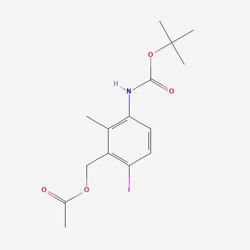 [6-iodo-2-methyl-3-[(2-methylpropan-2-yl)oxycarbonylamino]phenyl]methyl acetate (CAS: 885608-62-8) - Related Chemical Product