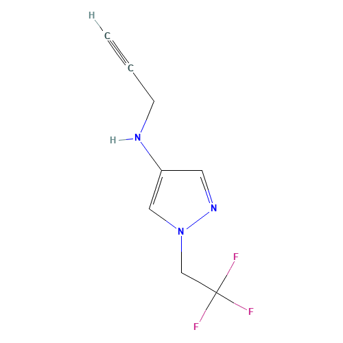 N-prop-2-ynyl-1-(2,2,2-trifluoroethyl)pyrazol-4-amine (CAS: 1315544-86-5) - Related Chemical Product