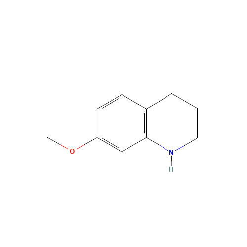 7-methoxy-1,2,3,4-tetrahydroquinoline (CAS: 19500-61-9) - Chemical Structure and Molecular Formula 