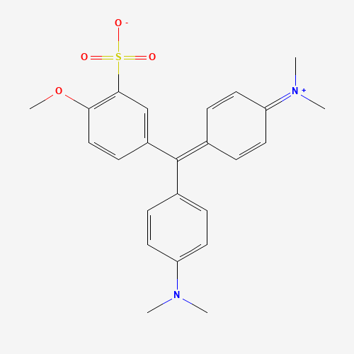 5-[[4-(dimethylamino)phenyl]-(4-dimethylazaniumylidenecyclohexa-2,5-dien-1-ylidene)methyl]-2-methoxybenzenesulfonate (CAS: 63148-81-2) - Related Chemical Product