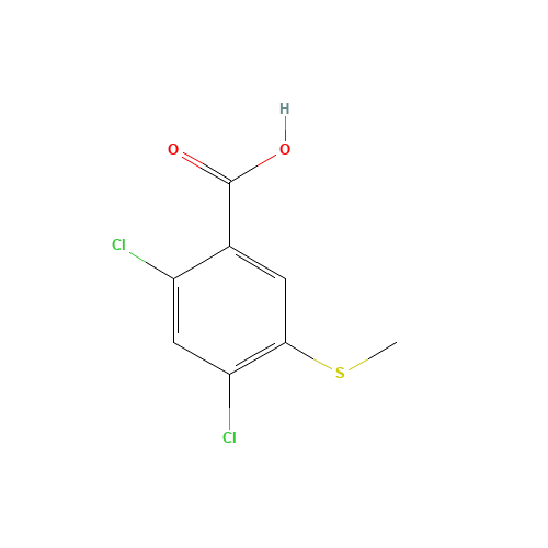 2,4-dichloro-5-methylsulfanylbenzoic acid (CAS: 51521-99-4) - Related Chemical Product