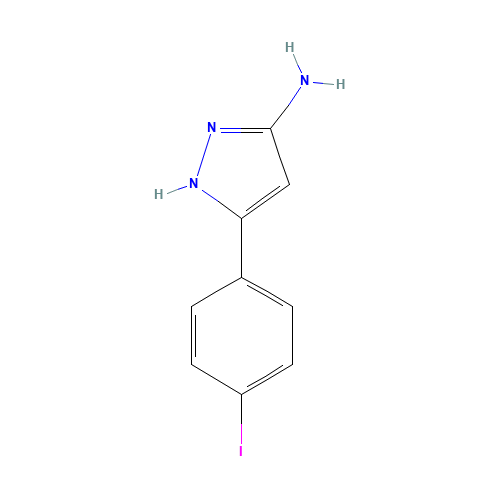 5-(4-iodophenyl)-1H-pyrazol-3-amine (CAS: 423147-31-3) - Related Chemical Product