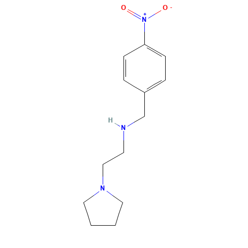 N-[(4-nitrophenyl)methyl]-2-pyrrolidin-1-ylethanamine (CAS: 572881-25-5) - Related Chemical Product