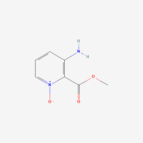 methyl 3-amino-1-oxidopyridin-1-ium-2-carboxylate (CAS: 213208-44-7) - Chemical Structure and Molecular Formula 