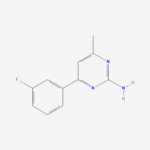 4-(3-fluorophenyl)-6-methylpyrimidin-2-amine (CAS: 199864-42-1) - Related Chemical Product