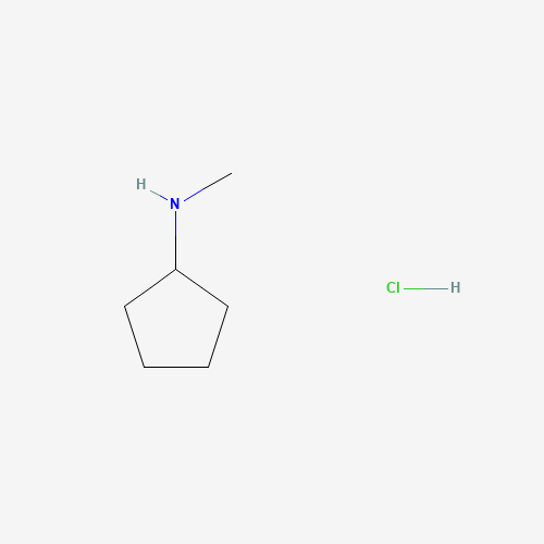 N-methylcyclopentanamine;hydrochloride (CAS: 75098-42-9) - Chemical Structure and Molecular Formula 