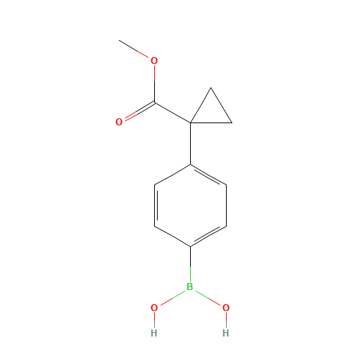[4-(1-methoxycarbonylcyclopropyl)phenyl]boronic acid (CAS: 1217501-08-0) - Related Chemical Product