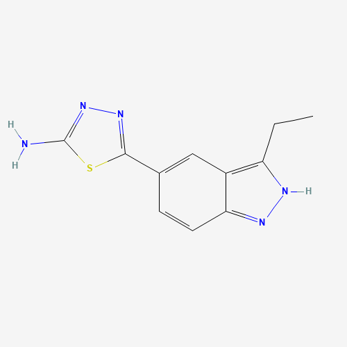 5-(3-ethyl-2H-indazol-5-yl)-1,3,4-thiadiazol-2-amine (CAS: 885222-89-9) - Related Chemical Product