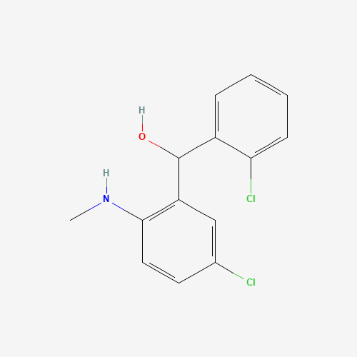 [5-chloro-2-(methylamino)phenyl]-(2-chlorophenyl)methanol (CAS: 59180-29-9) - Related Chemical Product