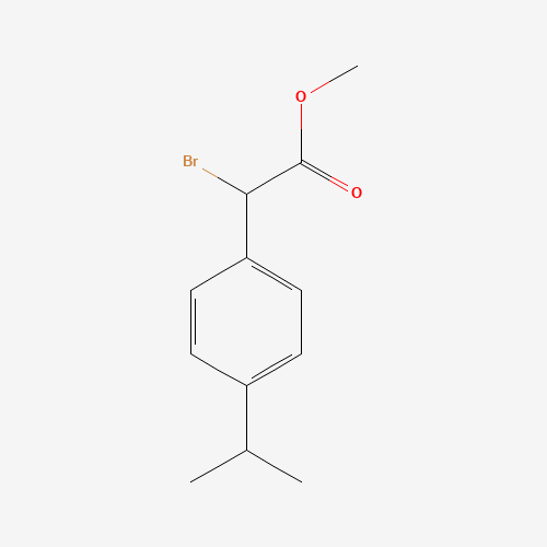methyl 2-bromo-2-(4-propan-2-ylphenyl)acetate (CAS: 449779-77-5) - Related Chemical Product