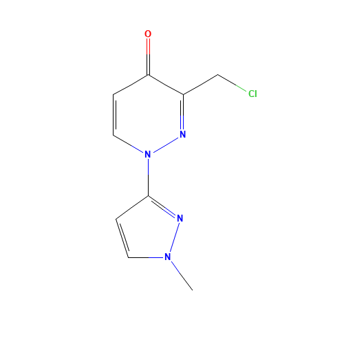 3-(chloromethyl)-1-(1-methylpyrazol-3-yl)pyridazin-4-one (CAS: 1314389-20-2) - Related Chemical Product