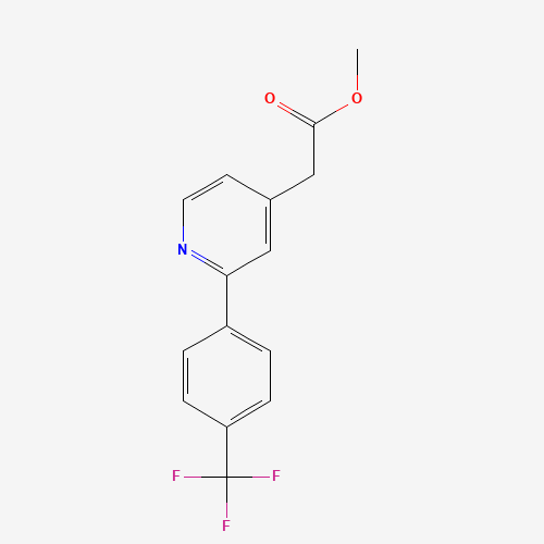 methyl 2-[2-[4-(trifluoromethyl)phenyl]pyridin-4-yl]acetate (CAS: 884600-79-7) - Related Chemical Product