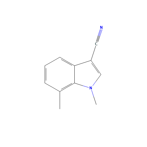 1,7-dimethylindole-3-carbonitrile (CAS: 125818-13-5) - Related Chemical Product