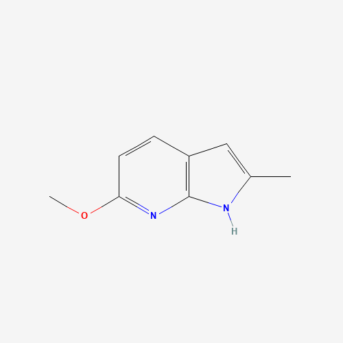 6-methoxy-2-methyl-1H-pyrrolo[2,3-b]pyridine (CAS: 1071811-73-8) - Chemical Structure and Molecular Formula 