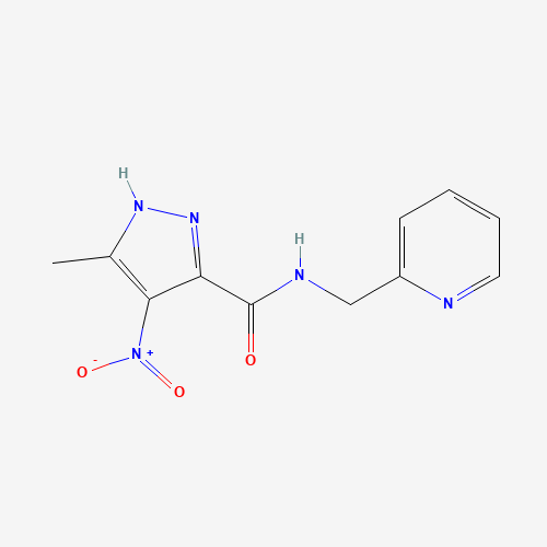 5-methyl-4-nitro-N-(pyridin-2-ylmethyl)-1H-pyrazole-3-carboxamide (CAS: 915371-94-7) - Related Chemical Product