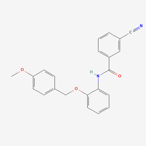 3-cyano-N-[2-[(4-methoxyphenyl)methoxy]phenyl]benzamide (CAS: 219519-86-5) - Related Chemical Product