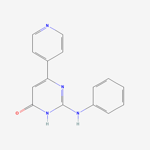 2-anilino-6-pyridin-4-yl-1H-pyrimidin-4-one (CAS: 263244-38-8) - Related Chemical Product