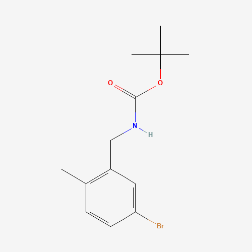 tert-butyl N-[(5-bromo-2-methylphenyl)methyl]carbamate (CAS: 1177558-43-8) - Related Chemical Product