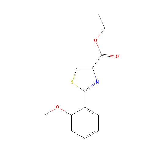 ethyl 2-(2-methoxyphenyl)-1,3-thiazole-4-carboxylate (CAS: 115299-16-6) - Related Chemical Product
