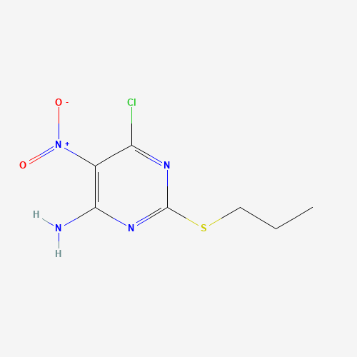 6-chloro-5-nitro-2-propylsulfanylpyrimidin-4-amine (CAS: 339286-30-5) - Related Chemical Product