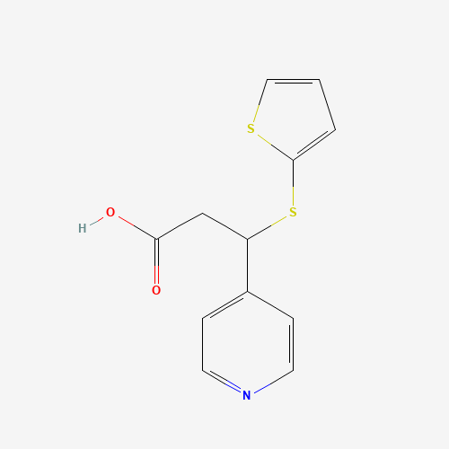 3-pyridin-4-yl-3-thiophen-2-ylsulfanylpropanoic acid (CAS: 111190-21-7) - Related Chemical Product