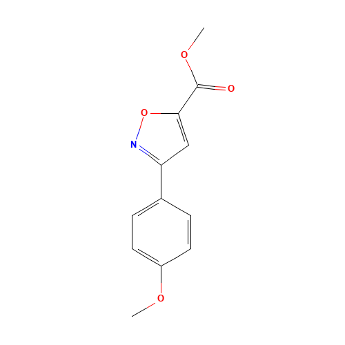 methyl 3-(4-methoxyphenyl)-1,2-oxazole-5-carboxylate (CAS: 330558-49-1) - Related Chemical Product